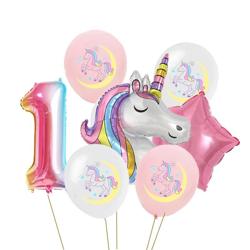 Unicorn Party Balloons Set