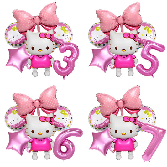 Hello Kitty Aluminum Foil Balloons Set