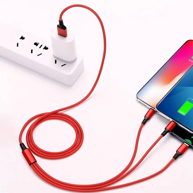 3-in-1 Fast Charging USB Cable