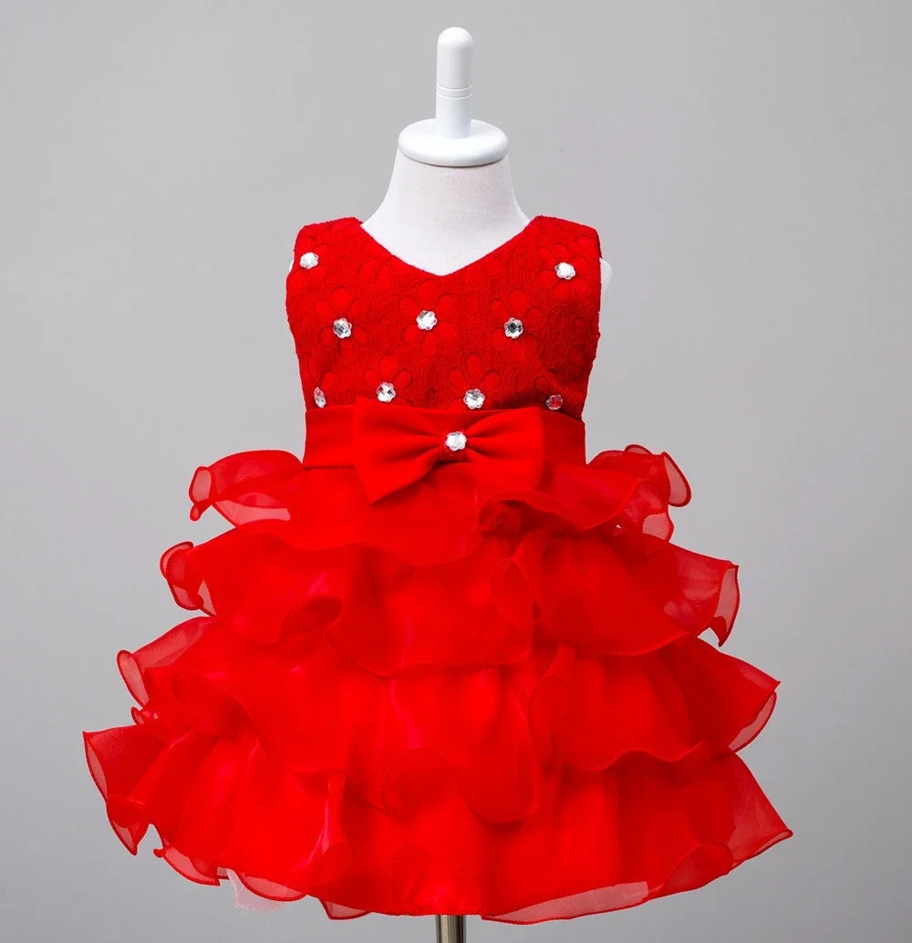 Red Princess Party Dress