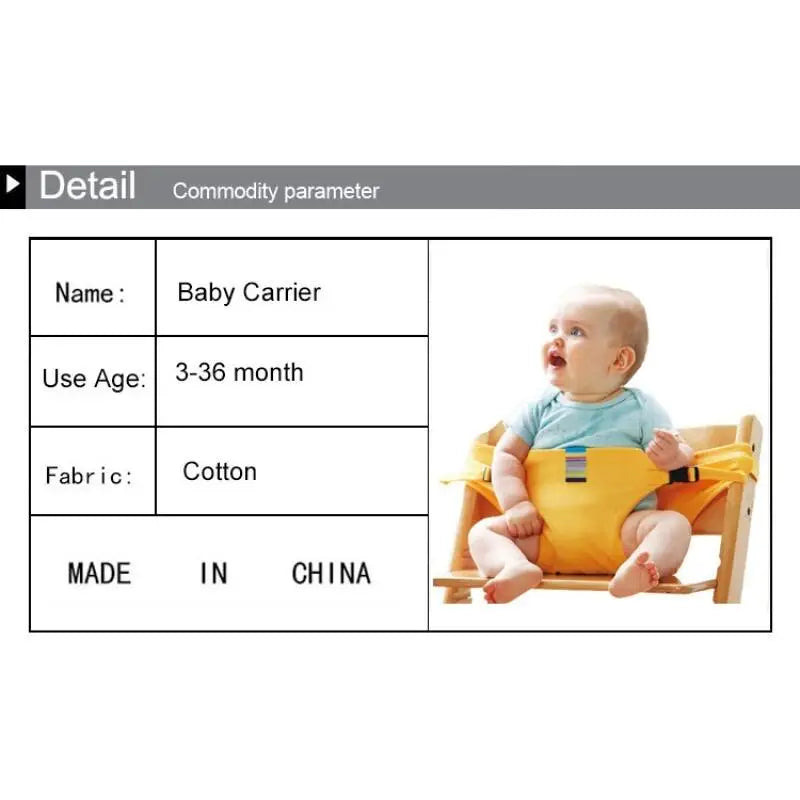 Portable Child Seat Safety Belt