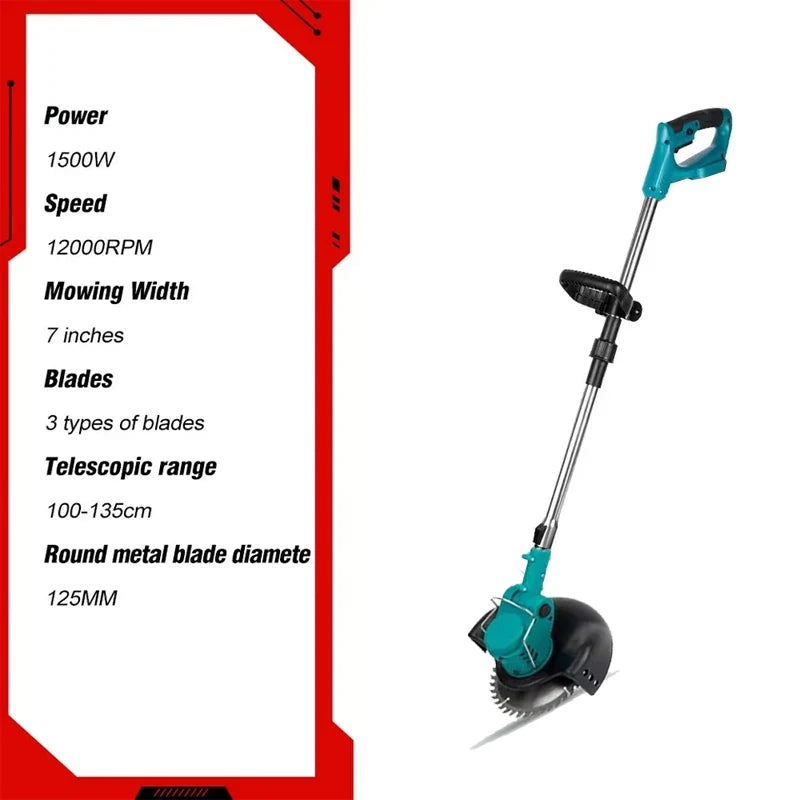 Cordless Grass Trimmer for Makita 18V Battery