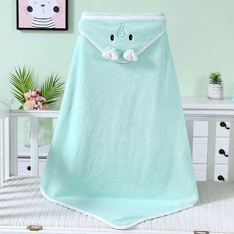 Cartoon Hooded Baby Bath Towel