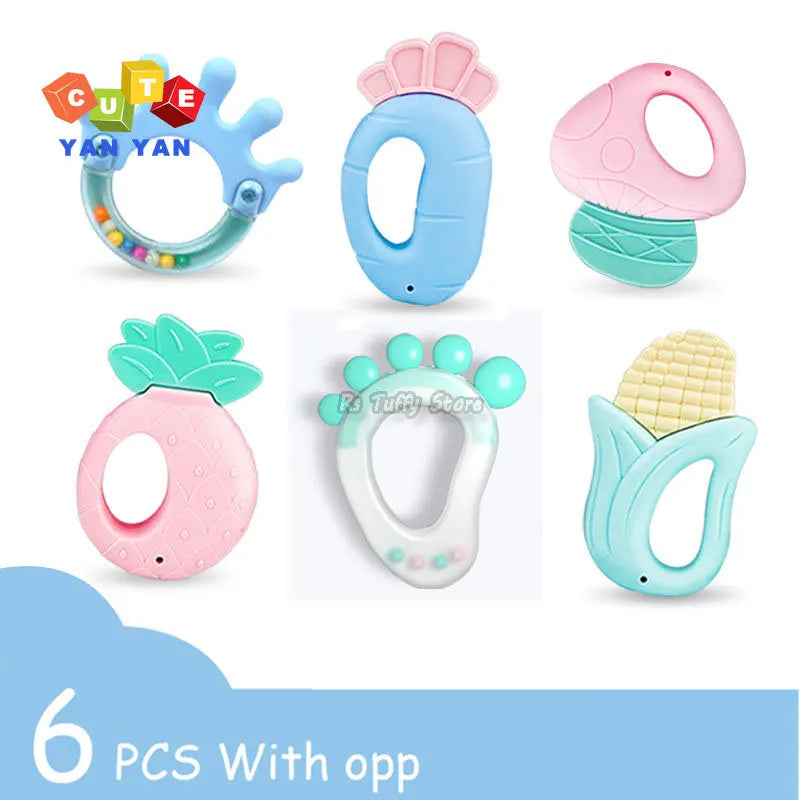 Baby Rattle Soft Bell Set