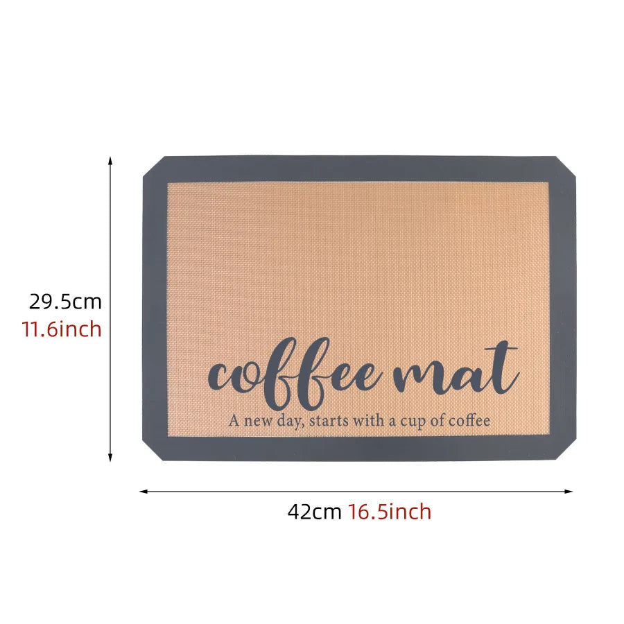 Silicone Coffee Maker Mat - Countertop & Coffee Bar Accessories