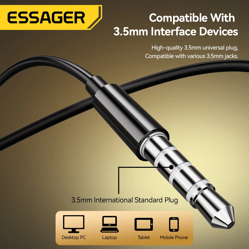 Essager In-Ear Wired Headphones