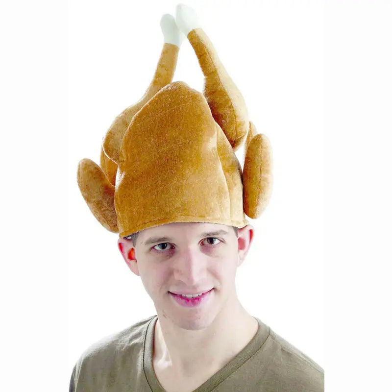 Funny Roasted Turkey Hat - Thanksgiving & Christmas Costume