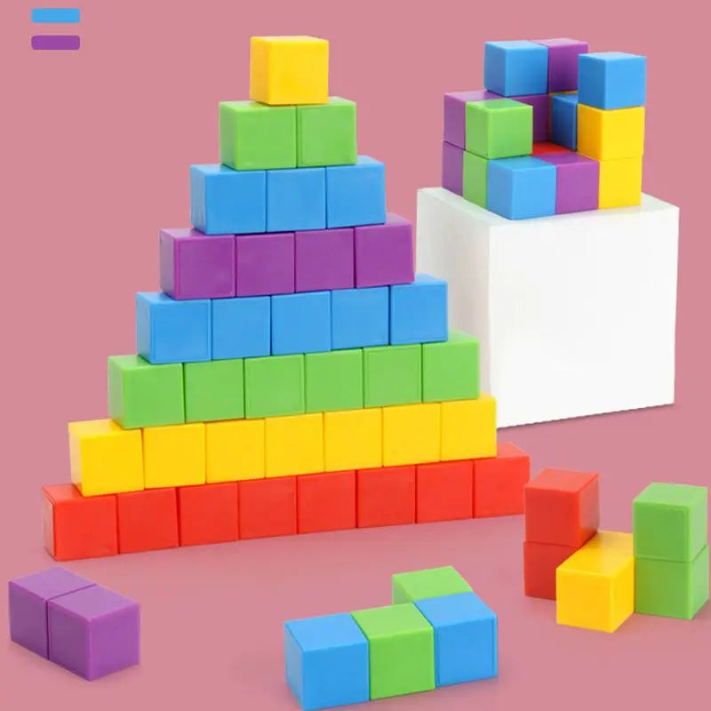 Montessori Rainbow Block Puzzle Toy