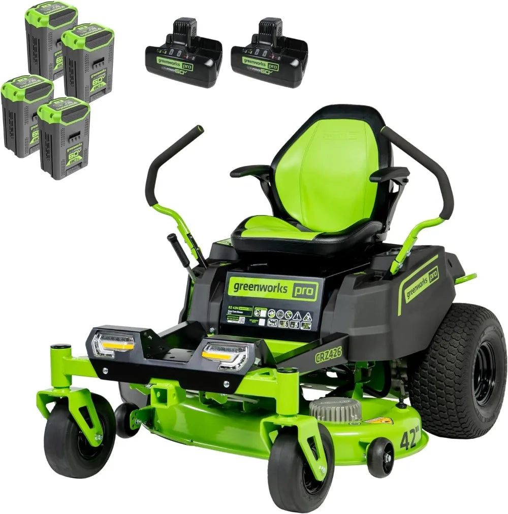 60V 42\" Cordless Electric Riding Mower