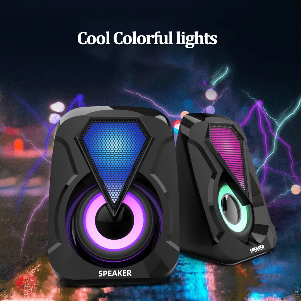 RGB Gaming Computer Speaker with Powerful Bass