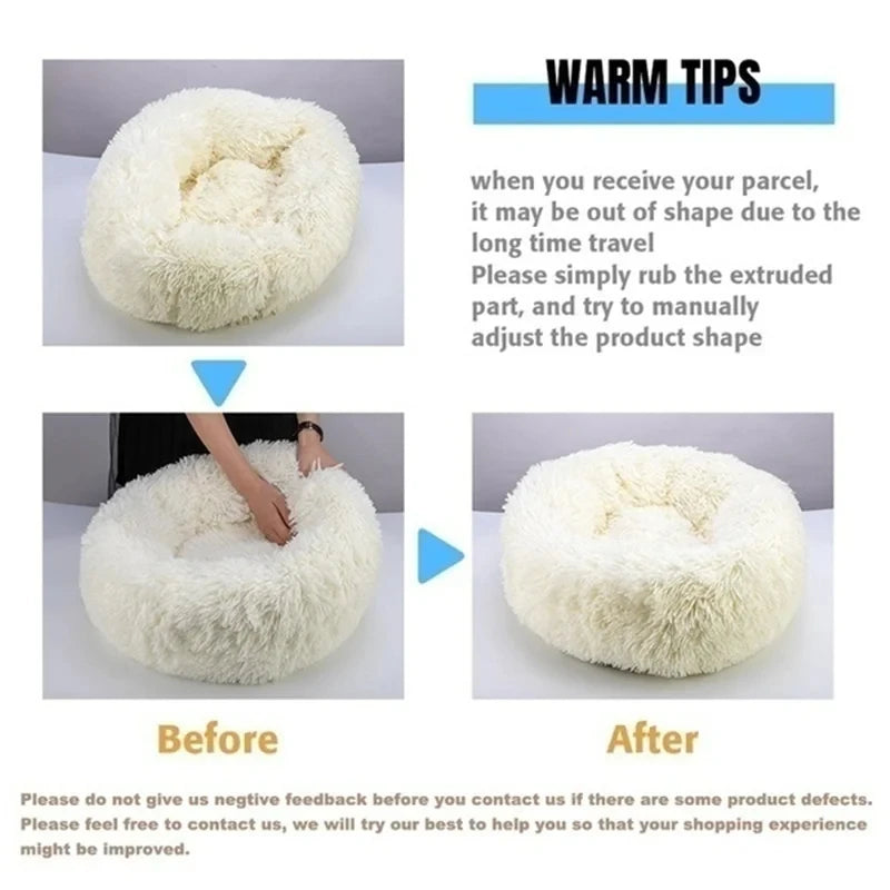 Super Soft Fluffy Dog Bed - Winter Warm Pet Bed