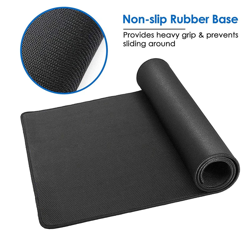 Large Gaming Mouse Pad Extended Black Mat