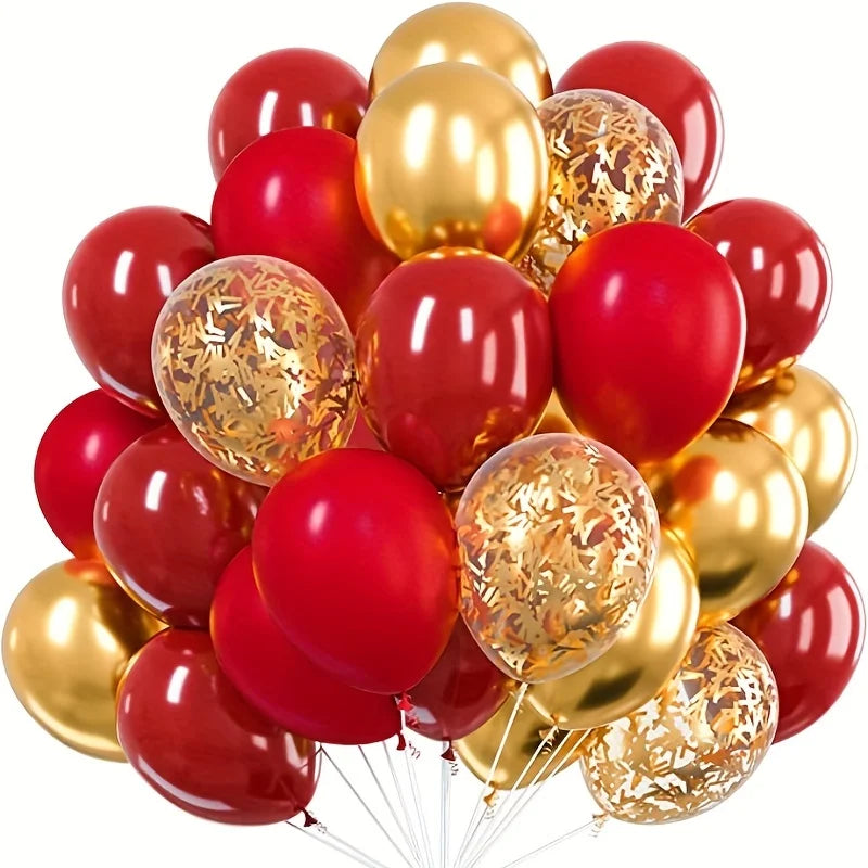 30pcs Confetti Latex Balloons