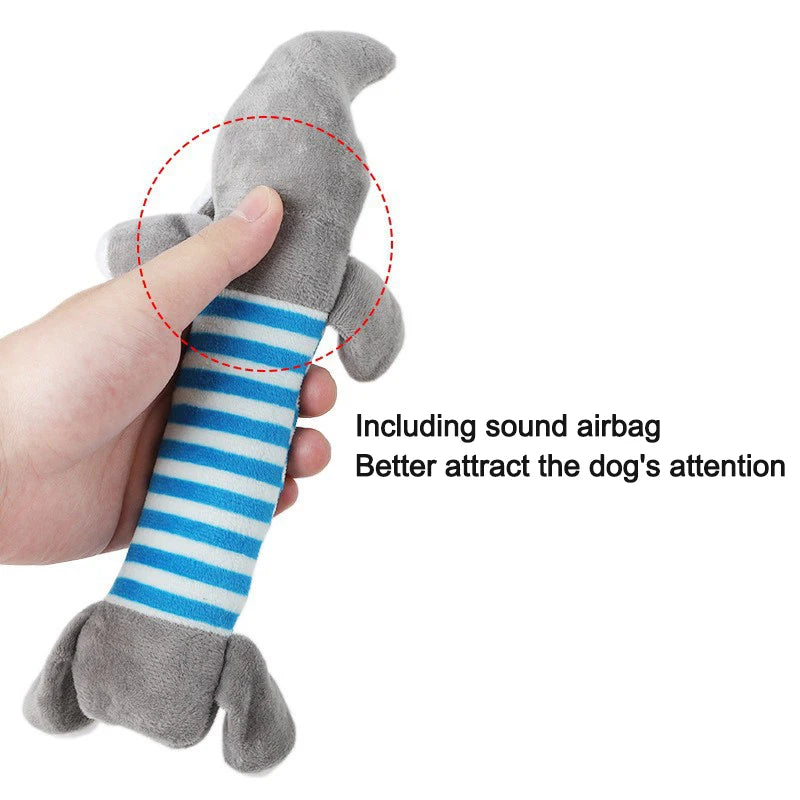 CDDMPET Plush Dog Toy - Interactive Chew Toy for Small Dogs