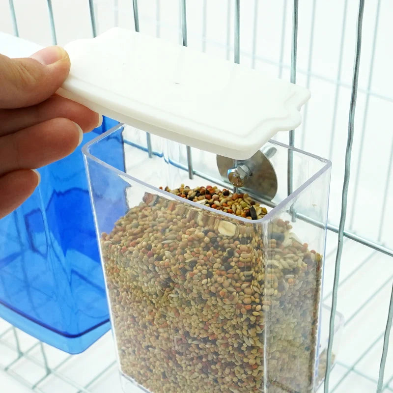 Parrots Bird Feeder Anti-Splash Dustproof Pet Supplies