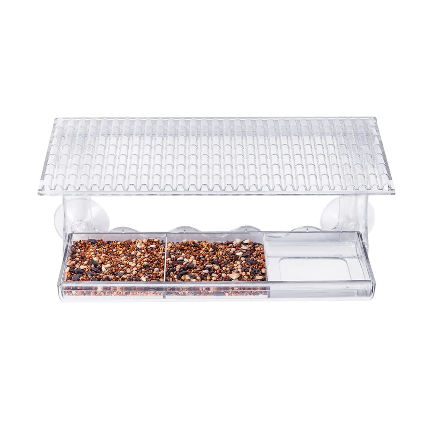 Clear Window Bird Feeder with Suction Cups