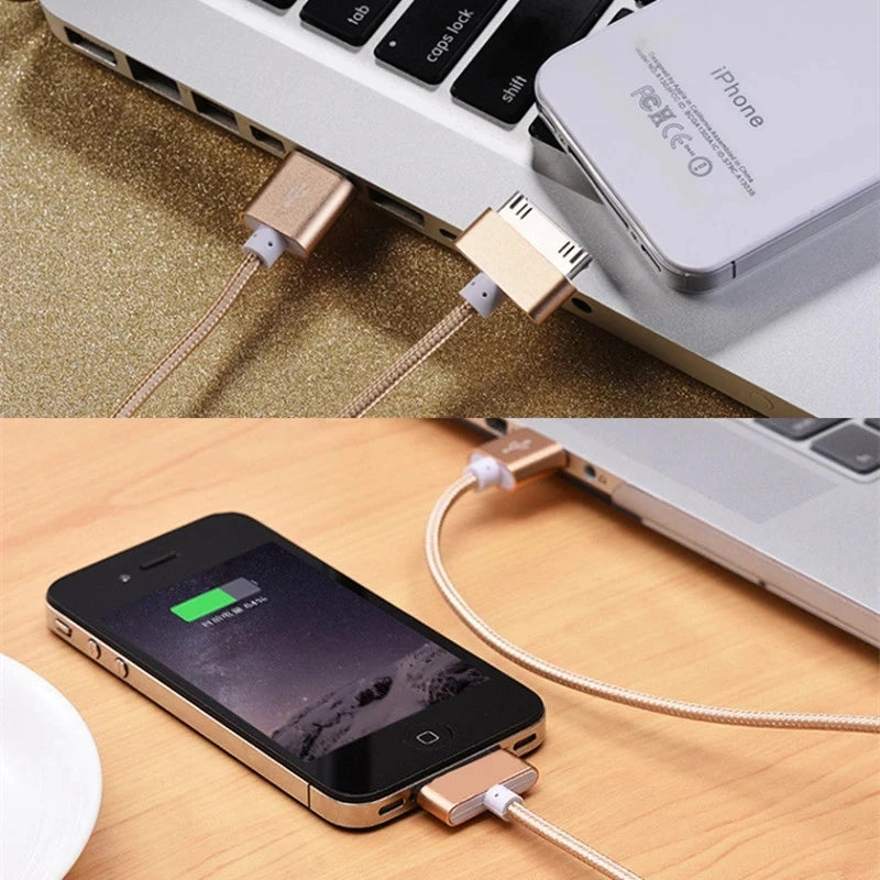 Fast Charging USB Cable for iPhone 4/4s/3GS/3G iPad iPod