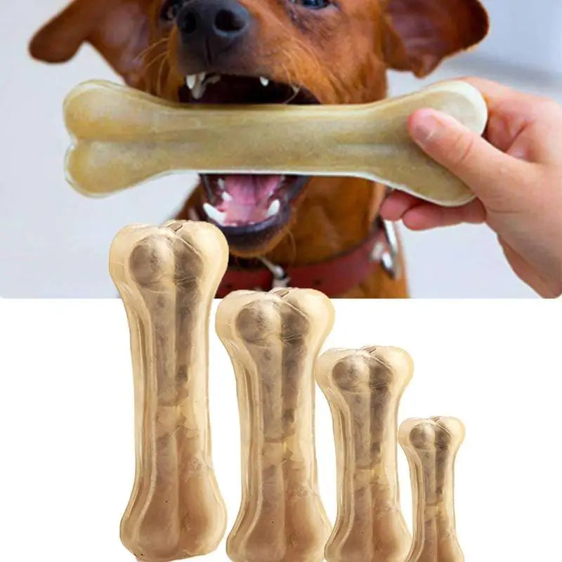 Beef Flavor Dog Teething Bone - Large Dog Chew Toy