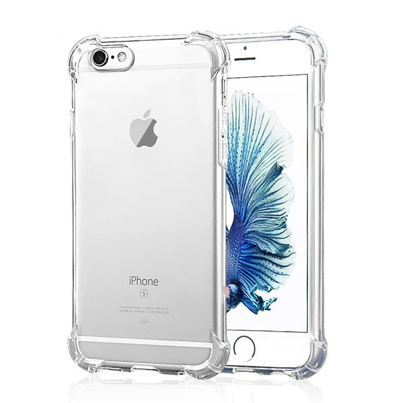 Transparent Shockproof iPhone Case