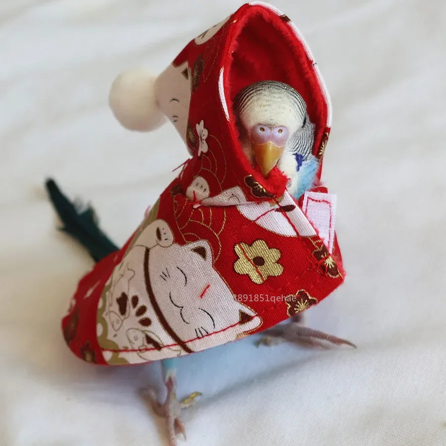 Colorful Bird Winter Suit for Parrots