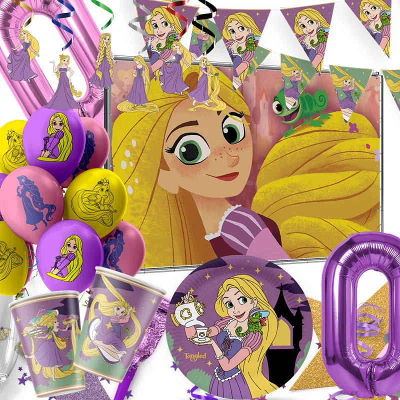 Disney Tangled Rapunzel Party Supplies