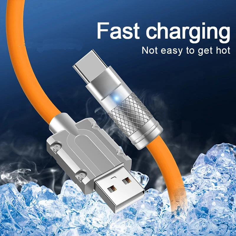 Super Fast 120W USB C Charger Cable