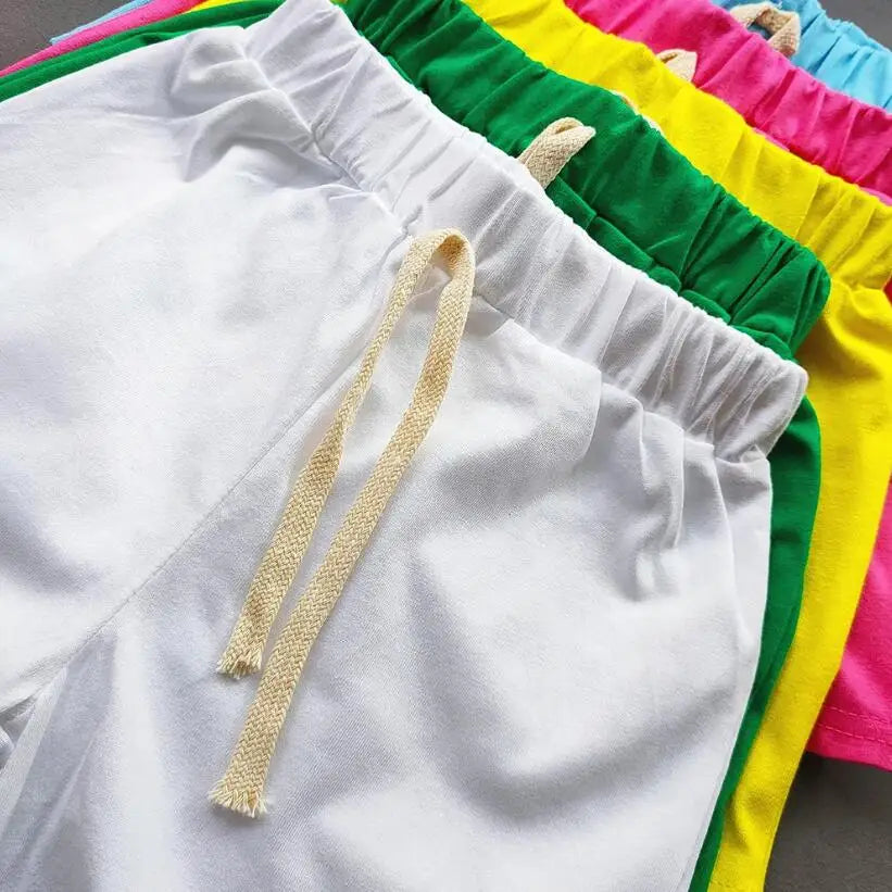 Korean Candy Color Kids Shorts