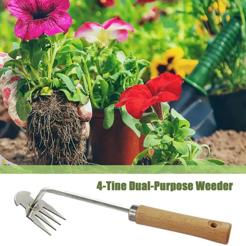 Stainless Steel Weeder Hoe Gardening Tool