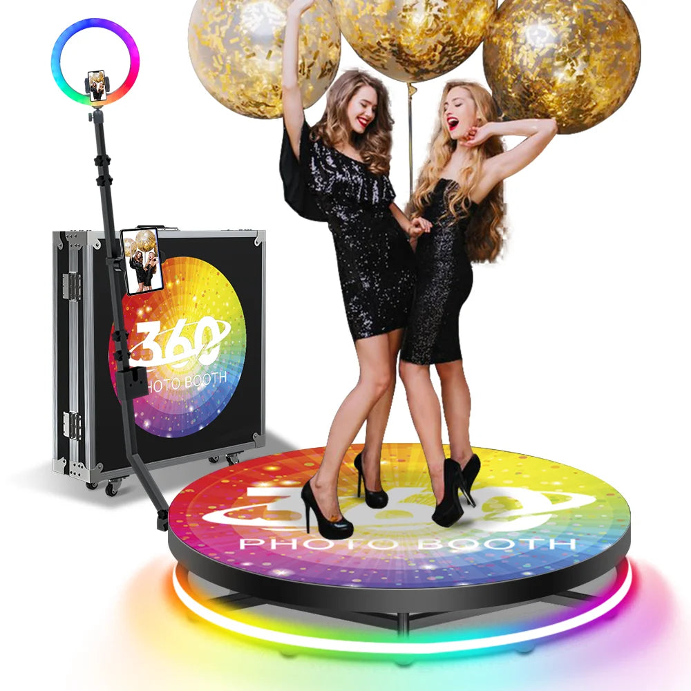 Portable 360 Photo Booth Rotating Machine