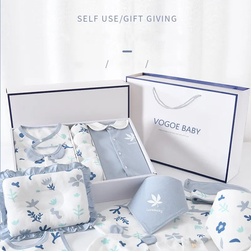 Pure Cotton Baby Gift Set 0-12 Months