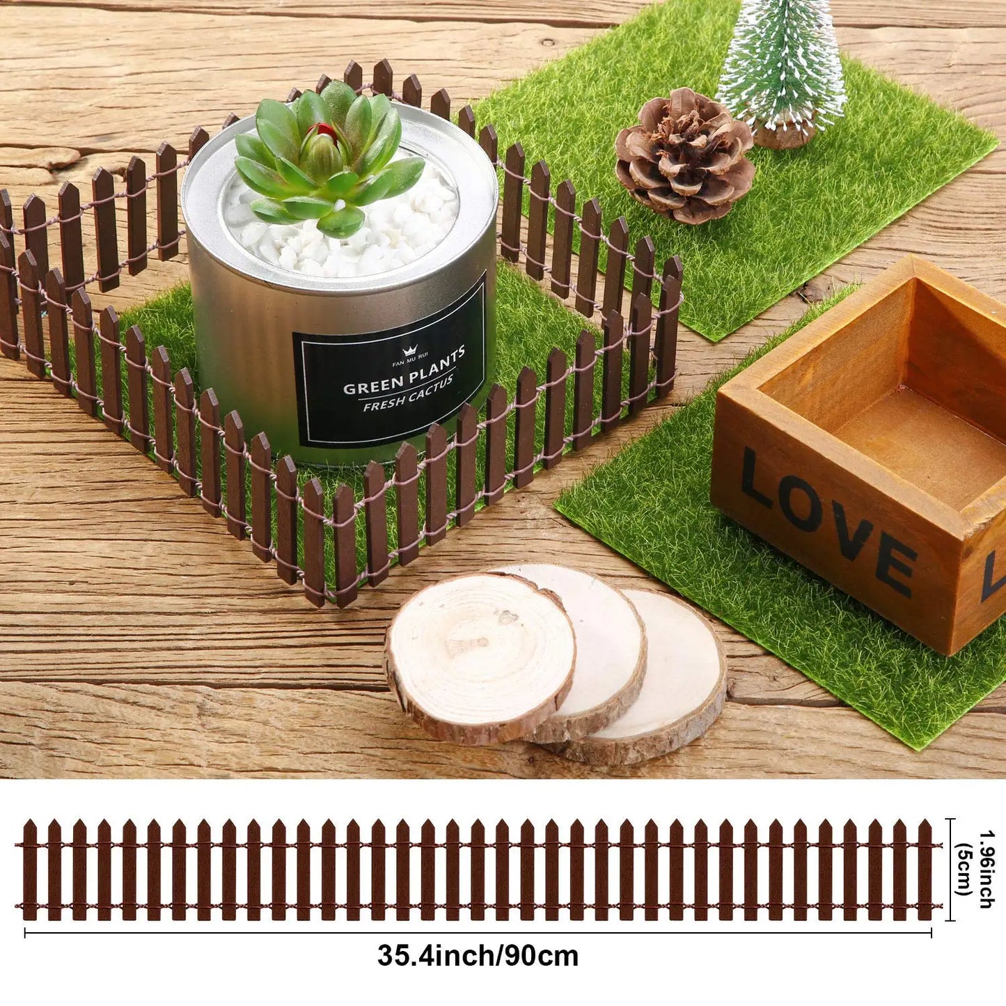 Miniature Fairy Garden Fence - DIY Craft Decor