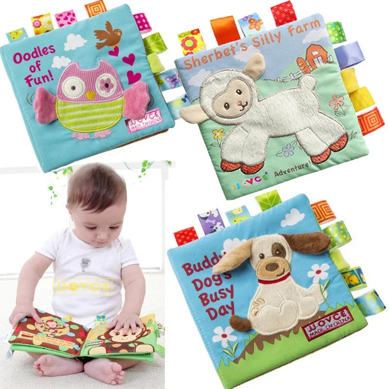 Educational Animal Cloth Books Set