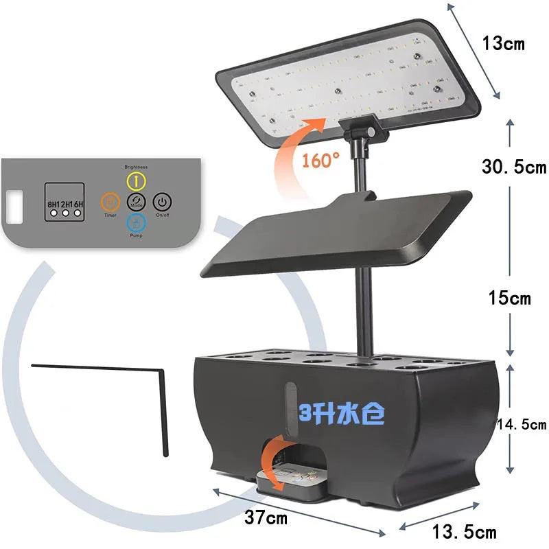 Automatic LED Hydroponic Garden System