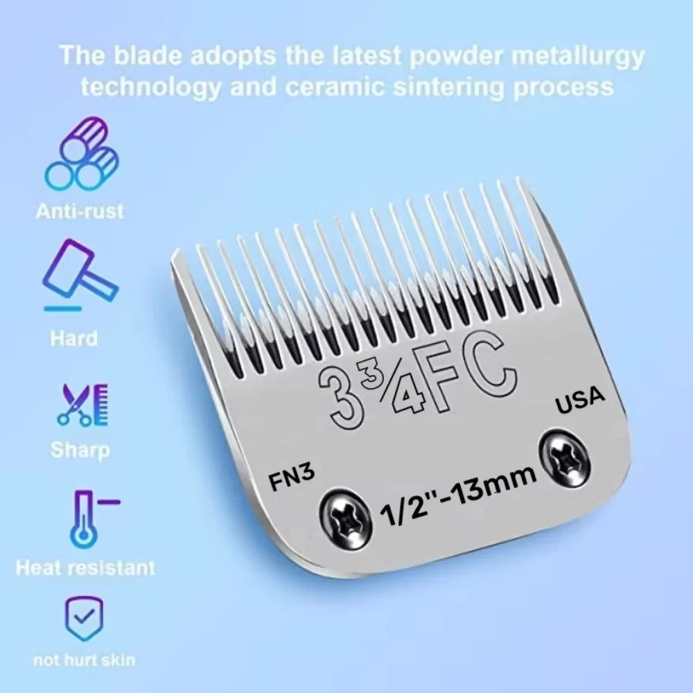 High-Quality 3F 13mm Pet Dog Grooming Clipper Blade