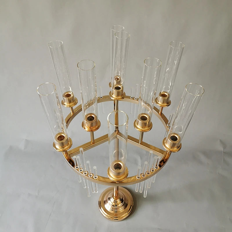 Metal Candlestick Holders Set