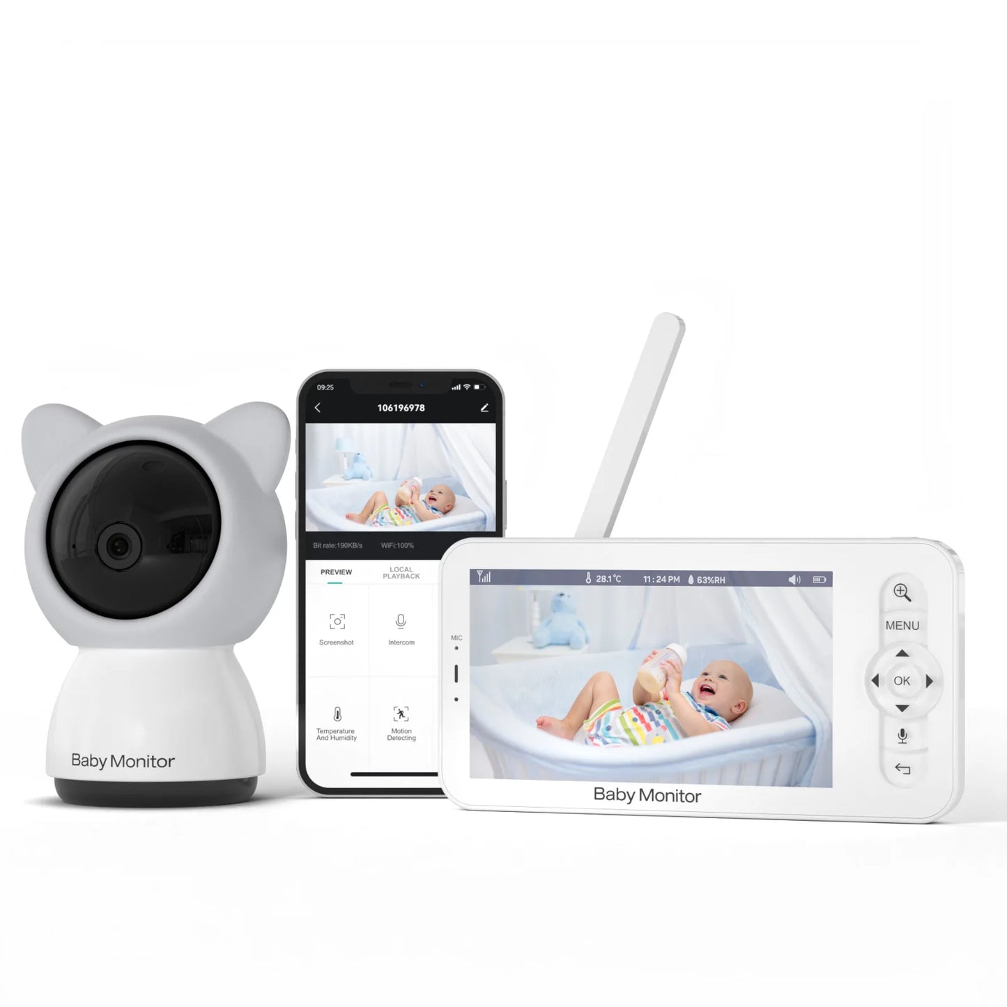 5-inch High Quality Baby Monitor