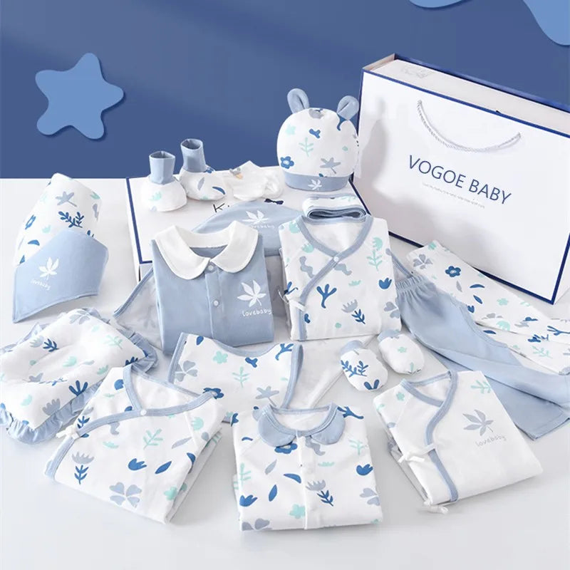 Pure Cotton Baby Gift Set 0-12 Months