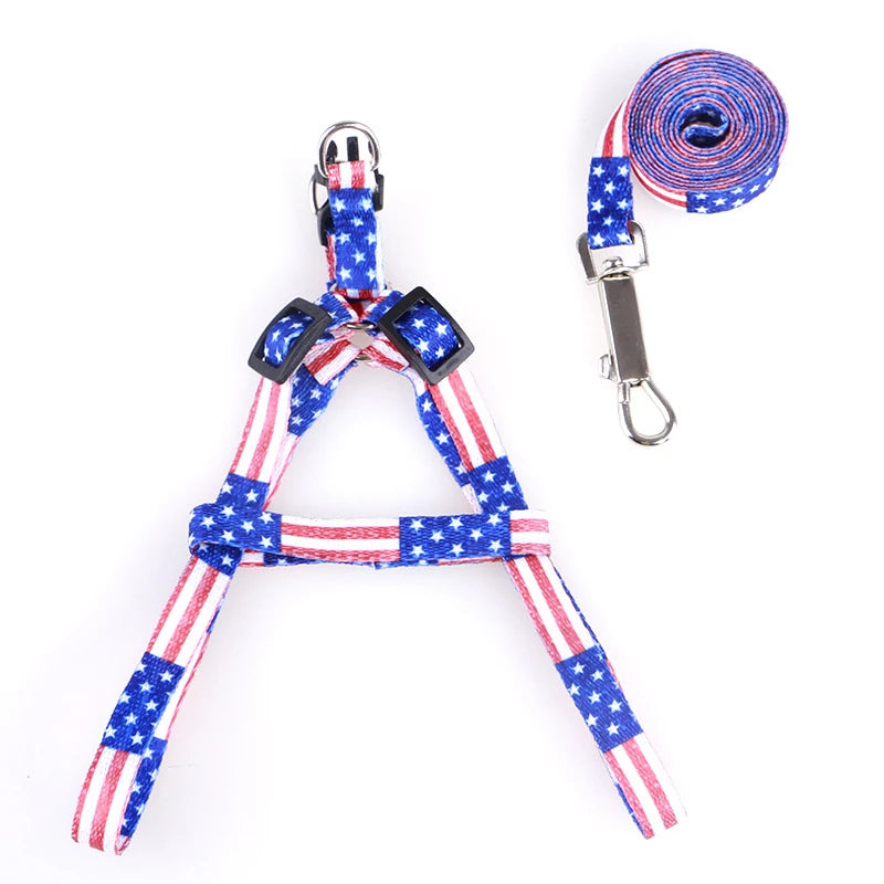 Cute Pet Leash and Harness Set - 10 Colors