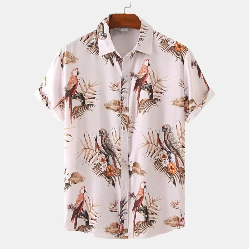 2024 Men's Hawaiian Beach Shirts