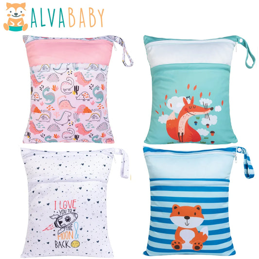 ALVABABY Nappy Changing Bags Fashion & Waterproof