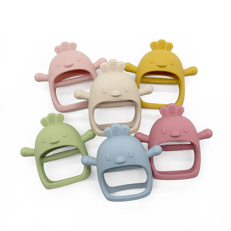 Soft Silicone Baby Teether Set