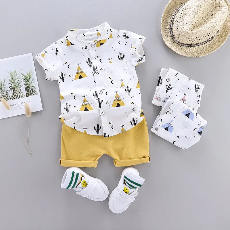 Cool Pyramid Baby Shirt Set