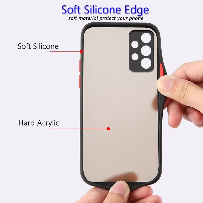 Matte Acrylic Soft Phone Case