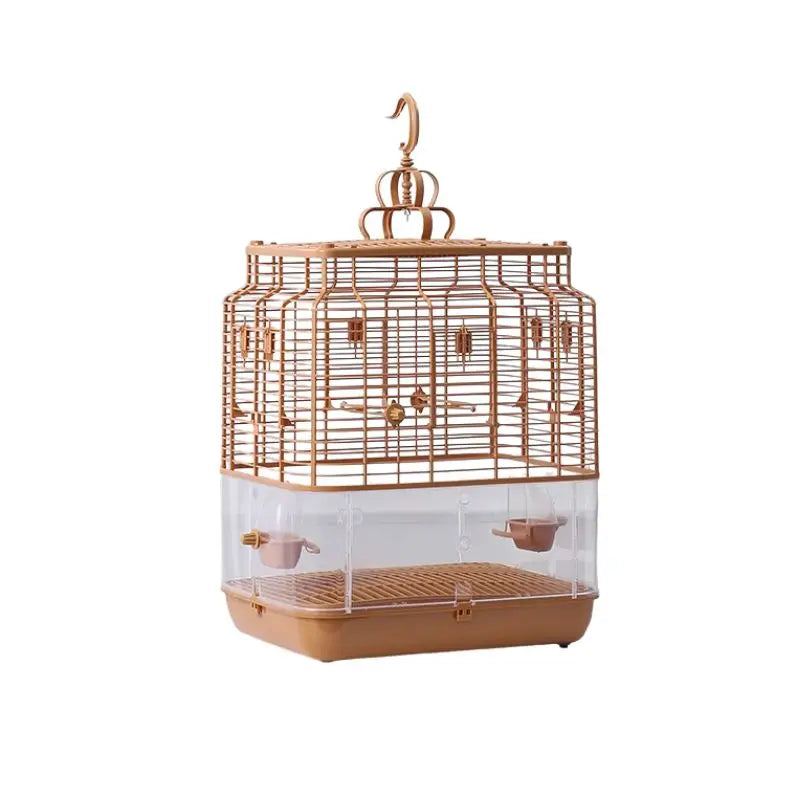 Luxury Feeder Bird Cage - Large Portable Design