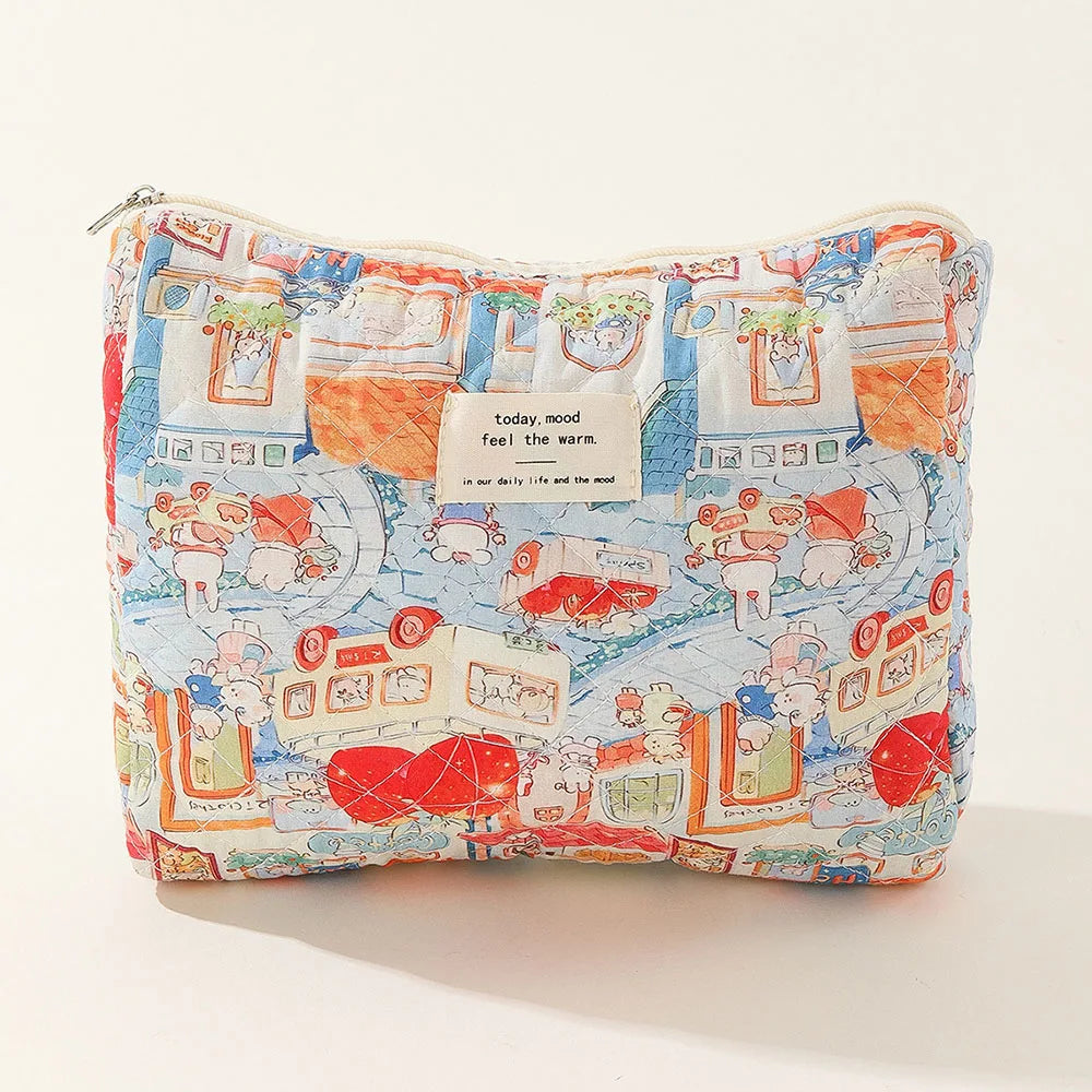 Cartoon Print Nappy Changing Bags