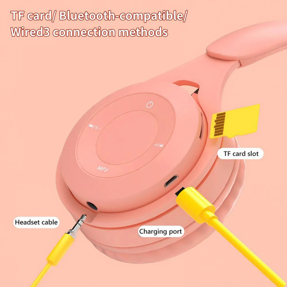 Macaron Girls Wireless Headphones