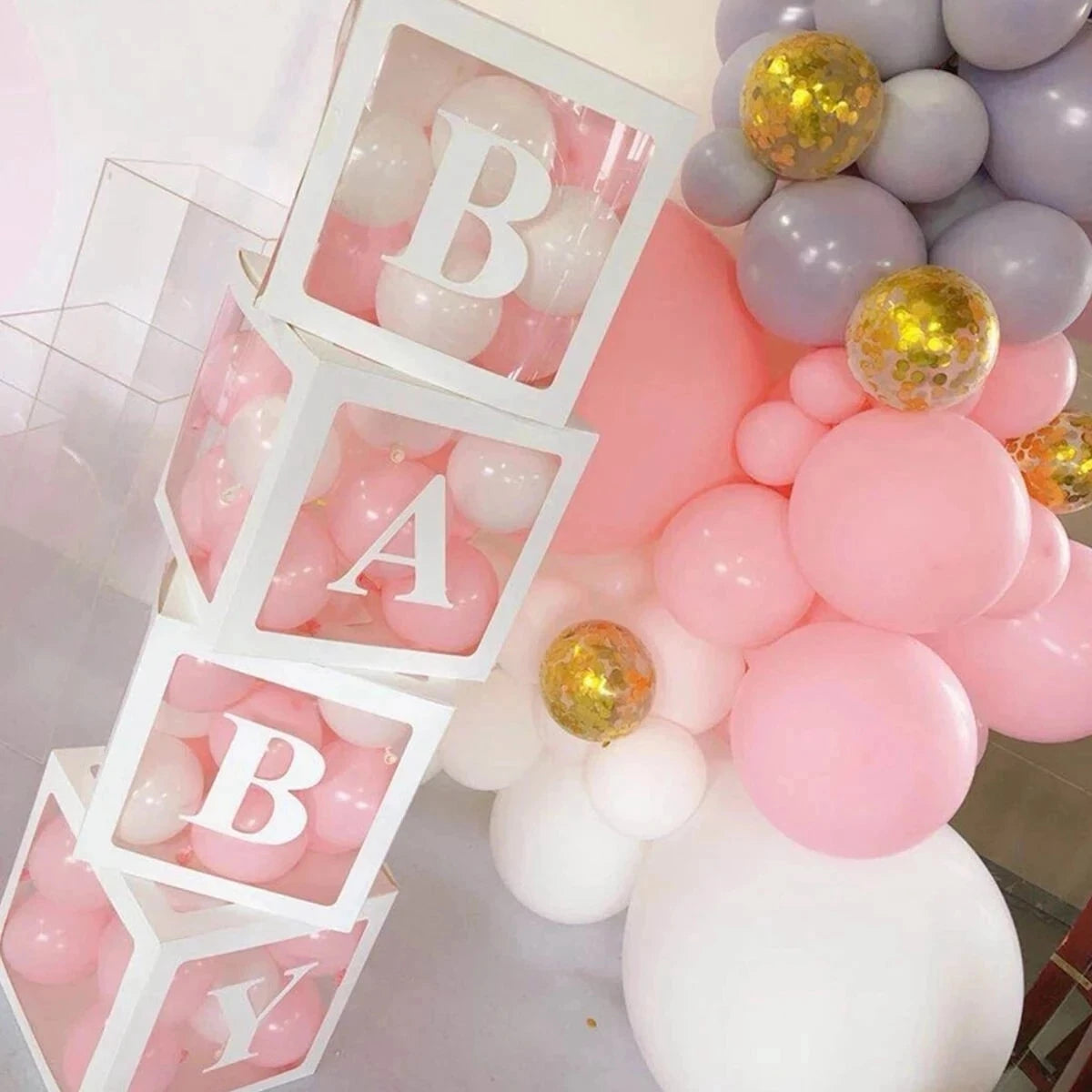 Transparent Alphabet Balloon Box Set