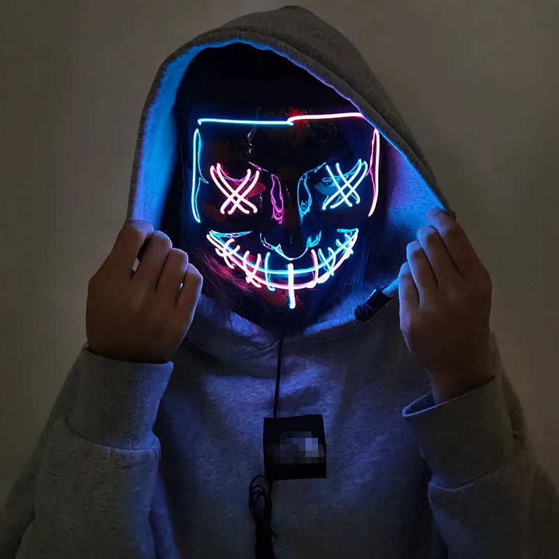 Glowing Halloween LED Mask