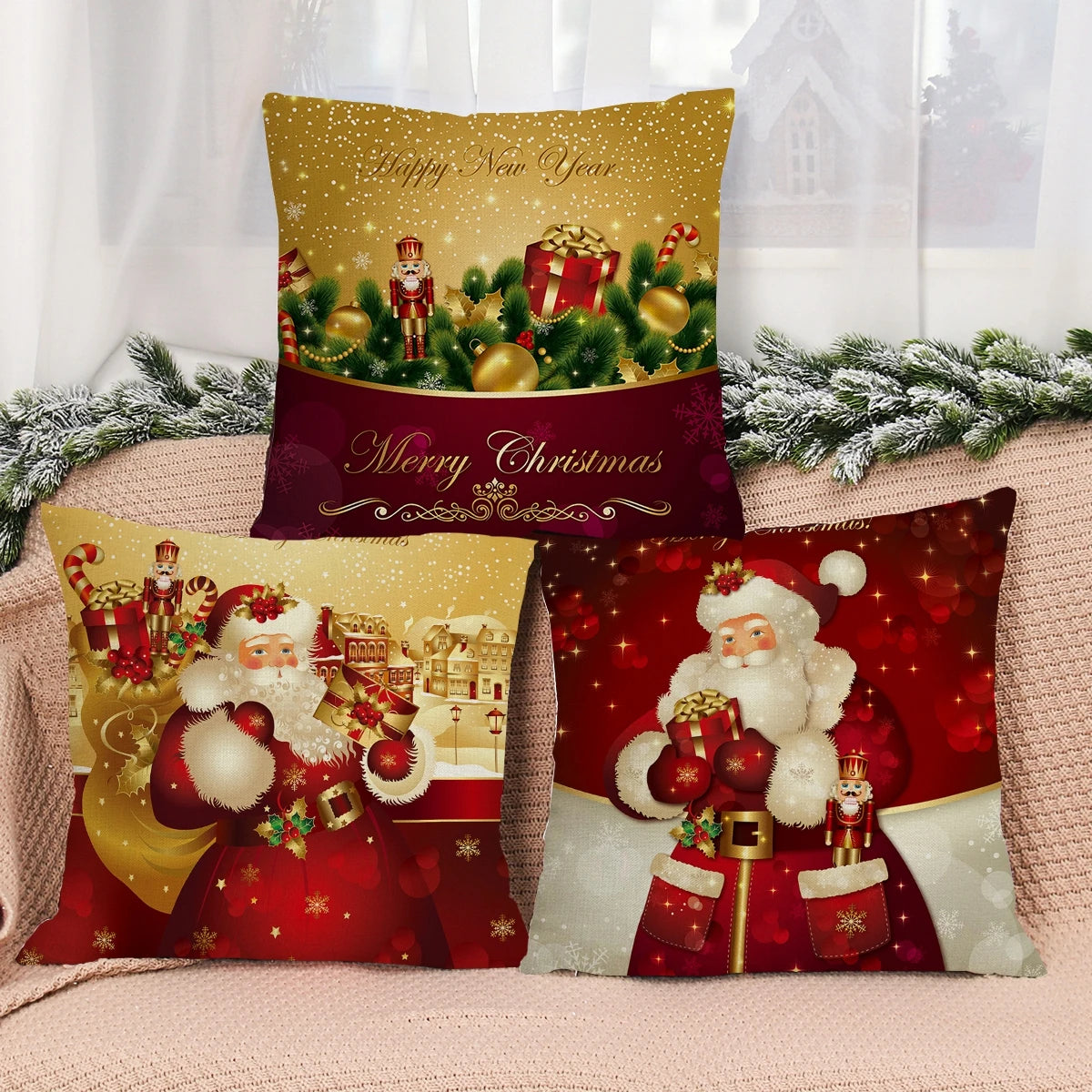 Christmas Cushion Cover - Festive Home Decor 2023