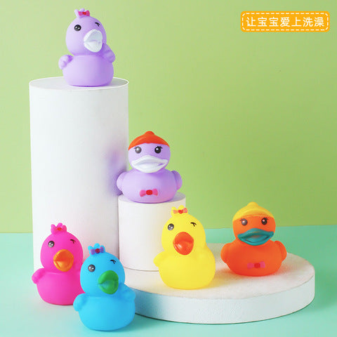 Adorable Duck Bath Toys Set